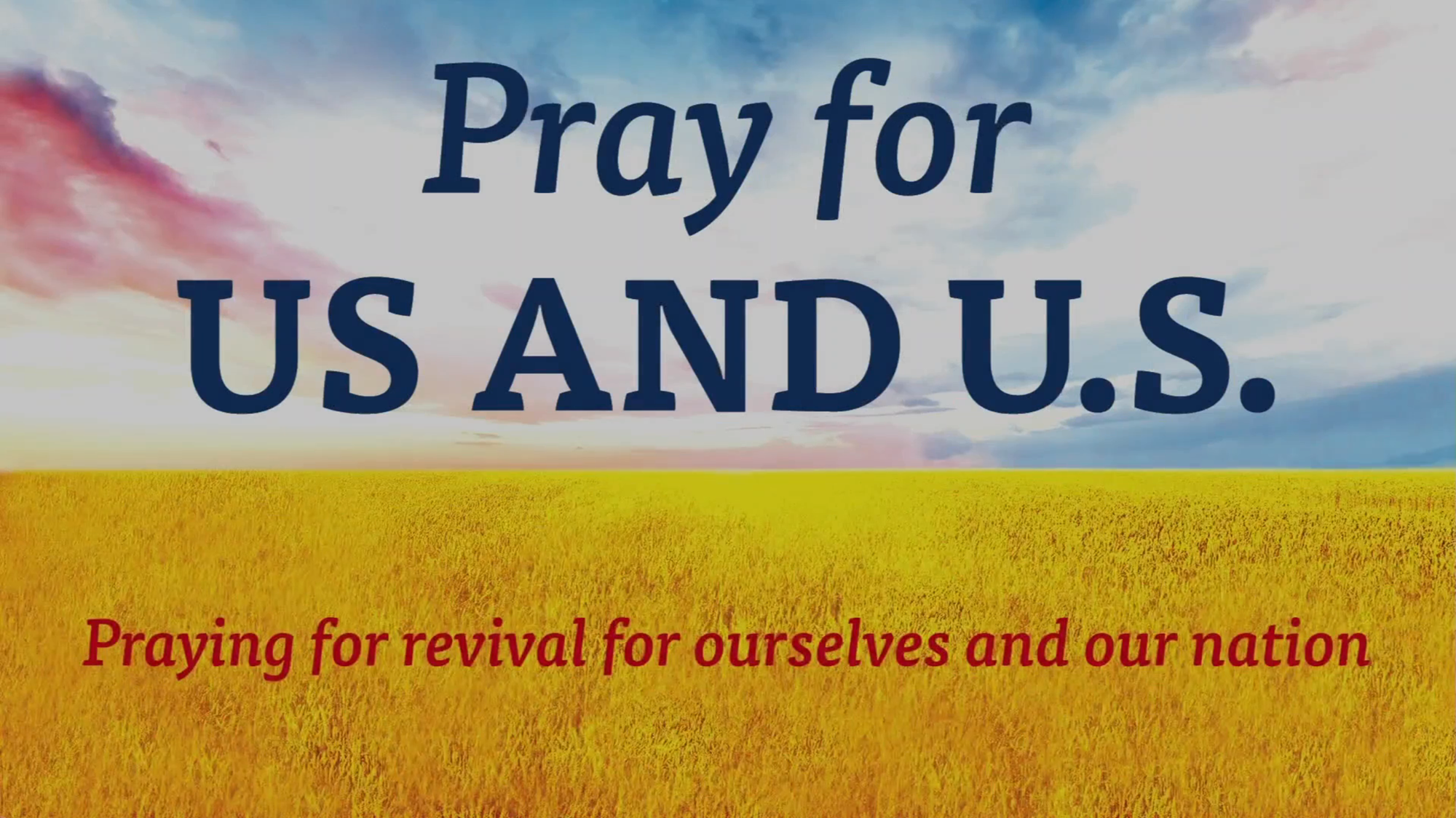 Houston's First Message: Pray for Us and U.S.